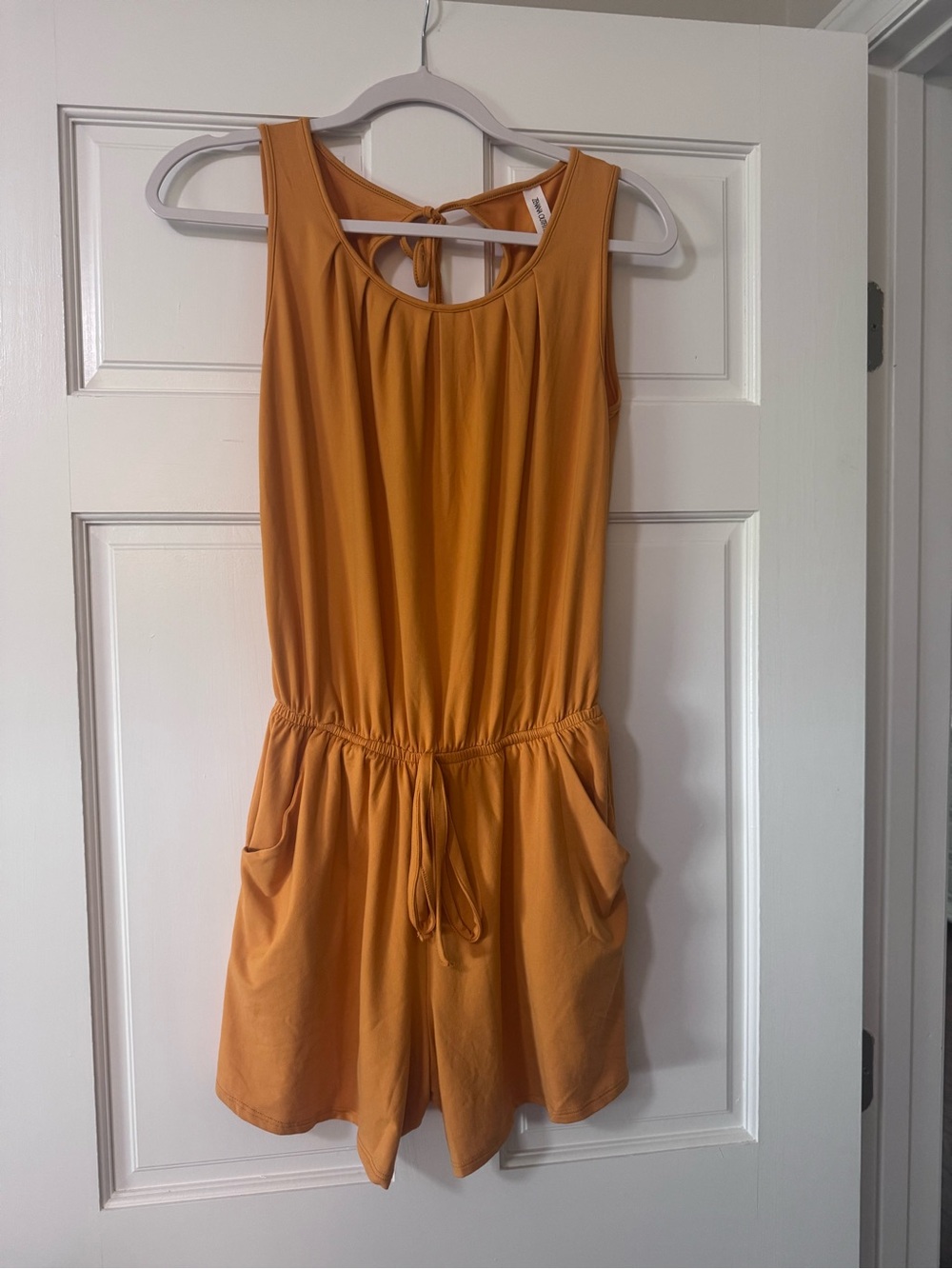 Zenana Outfitters Sleeveless One-Piece Romper in Mustard Yellow NWOT